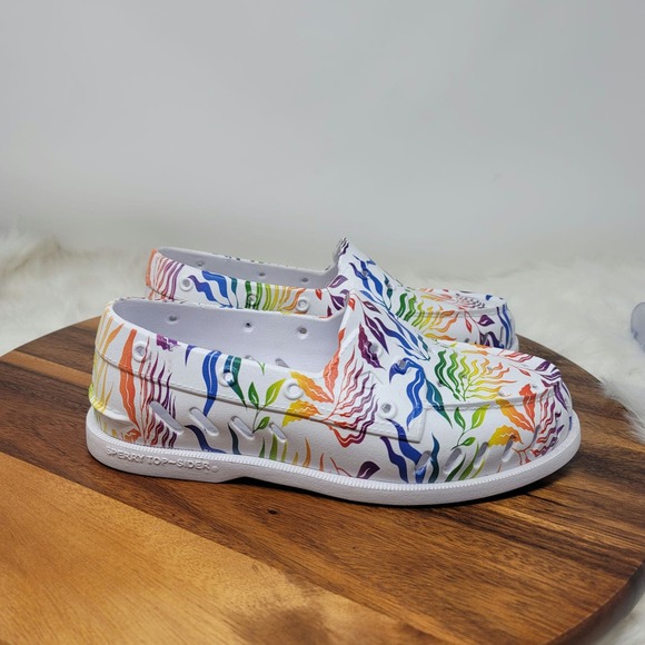 Sperry Top Sider (Croc Like Shoe) Multi-Color Women Shoes 9M NWT - Picture 5 of 8